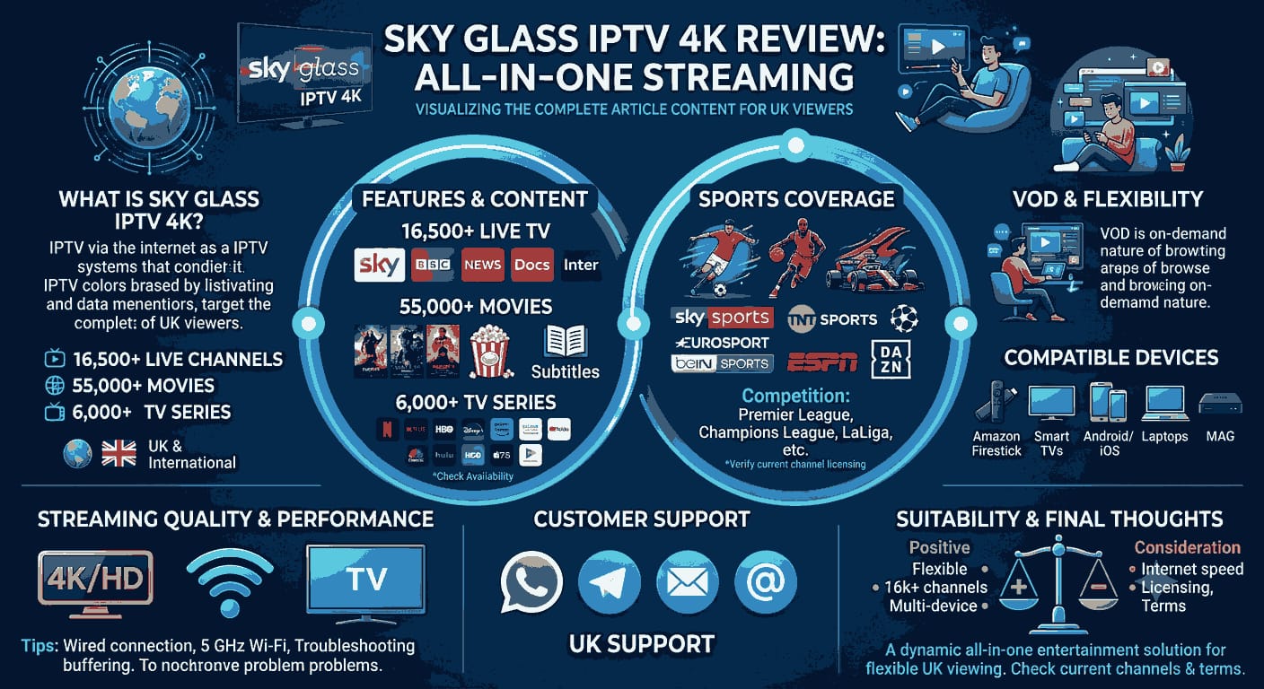 Sky Glass IPTV 4K Review: Features, Channels, Sports and VOD Explained